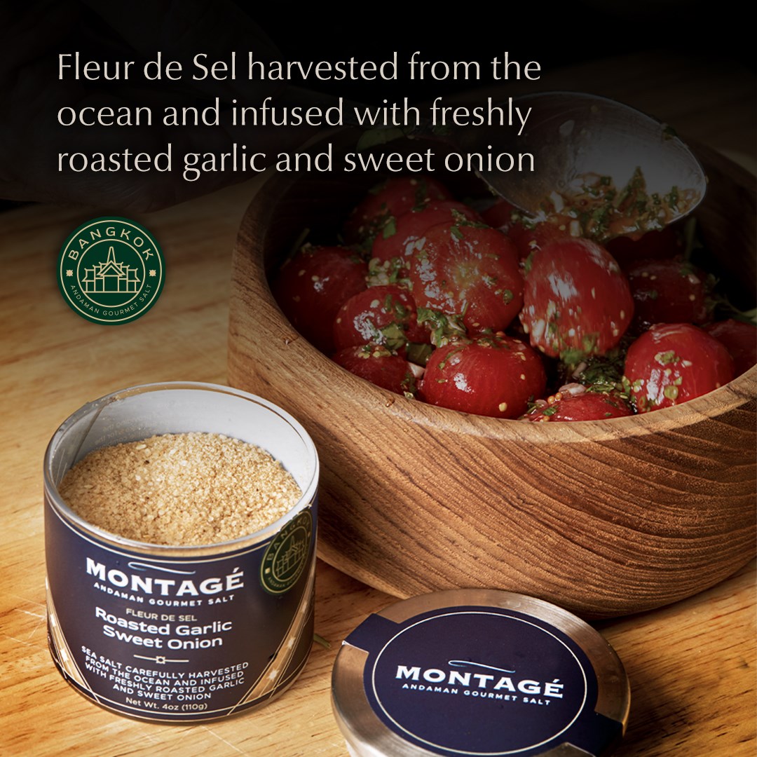 Montagé Andaman Gourmet Salt | Roasted Garlic Sweet Onion | Bangkok