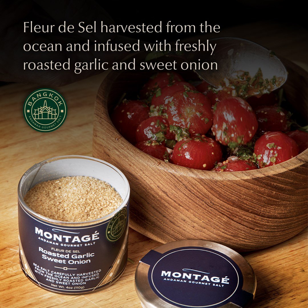 A sweet savory roasted combination - MONTAGÉ Andaman Gourmet Salt - EAP Trading LLC
