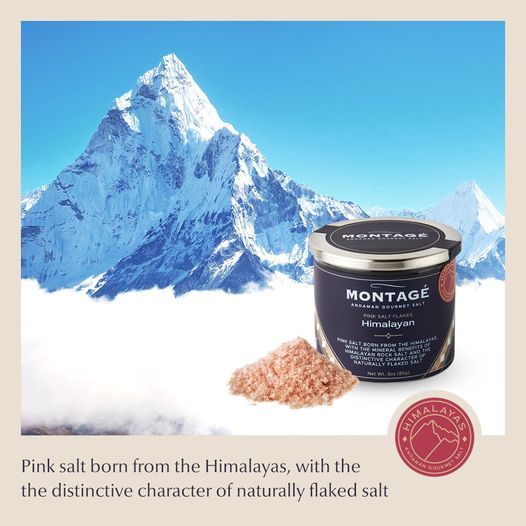 Pink flakes so pure, you will fall in love instantly - MONTAGÉ Andaman Gourmet Salt - EAP Trading LLC