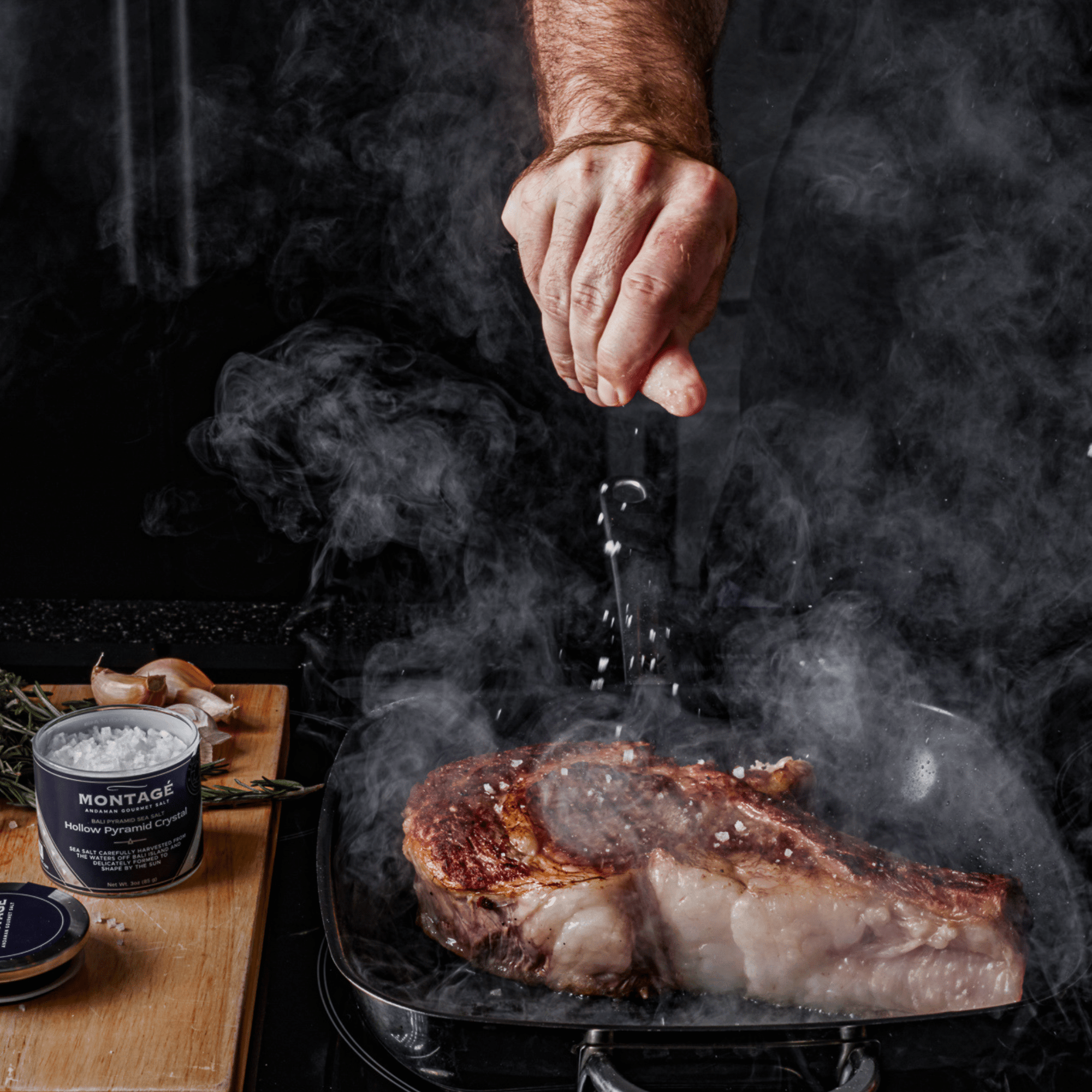 Flaky Finishing Salt: Simple Seasoning for Steak, Filet Mignon & Carnivore Diet - MONTAGÉ Andaman Gourmet Salt - EAP Trading LLC
