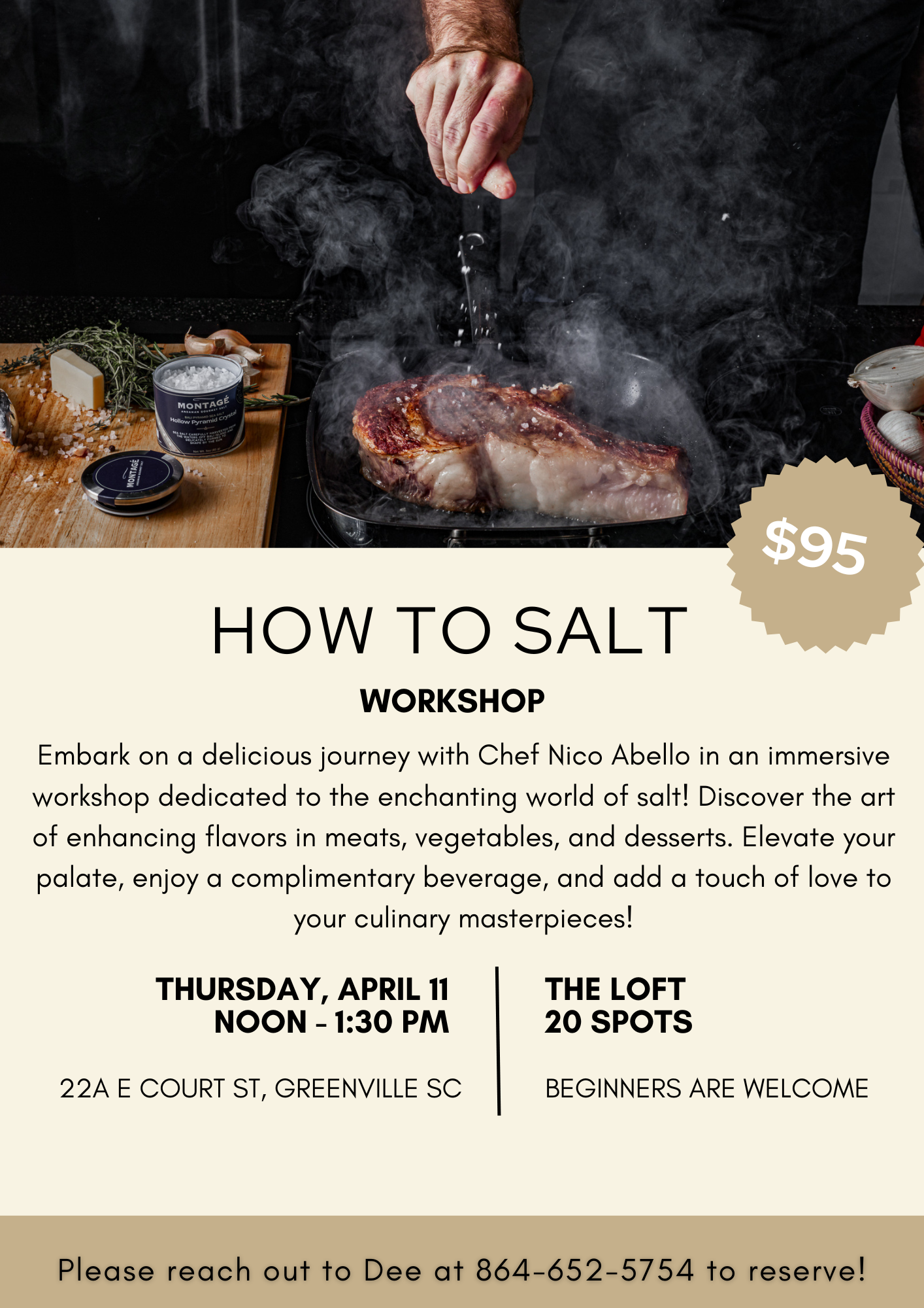 How to Salt - Workshop with Chef Nico Abello