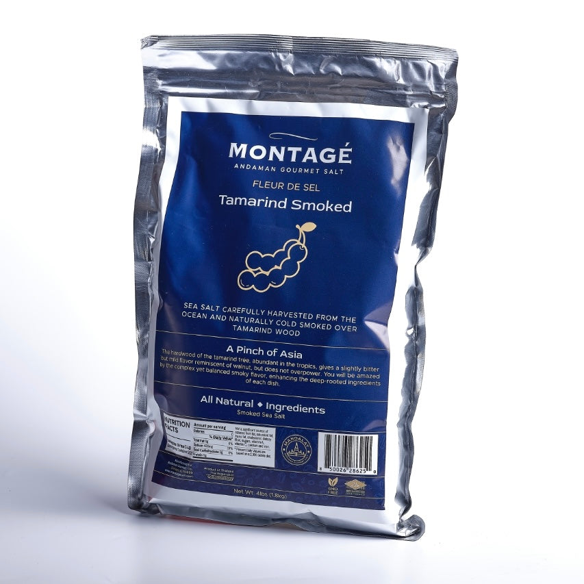 Smoked Salt Gourmet Salt | Tamarind Smoked | 4lbs Aluminum Foil Bag