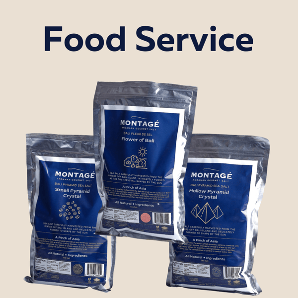 Fleur de Sel Gourmet Salt | Flower of Bali | 4lb Unrefined Sea Salt Flower of Bali for Chefs & Catering - MONTAGÉ Andaman Gourmet Salt - EAP Trading LLC