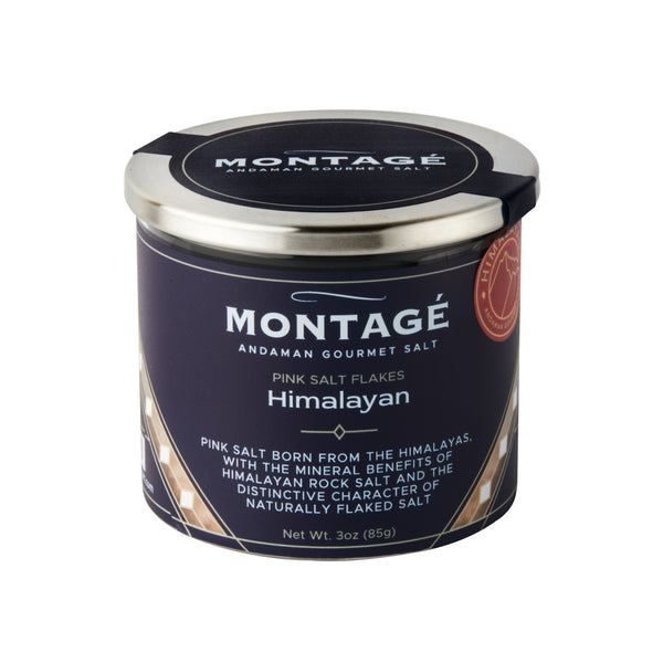Himalayan Pink Flake Salt for Crème Brûlée & Desserts | Montagé