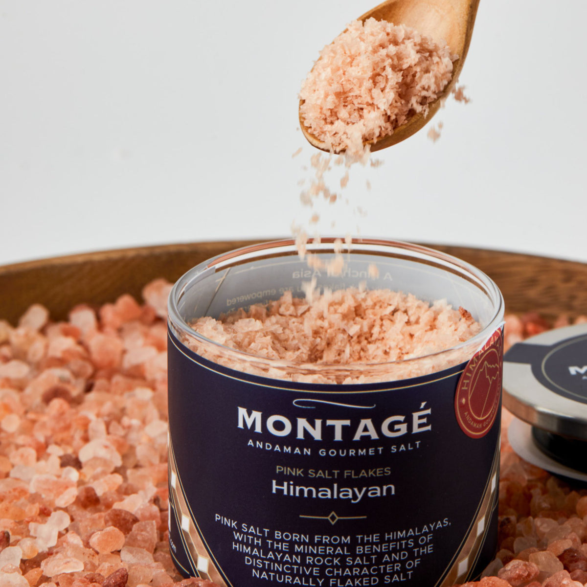 Himalayan Pink Flake Salt for Crème Brûlée & Desserts | Montagé