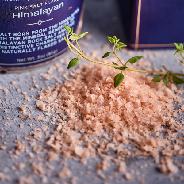 Himalayan Pink Flake Salt for Crème Brûlée & Desserts | Montagé