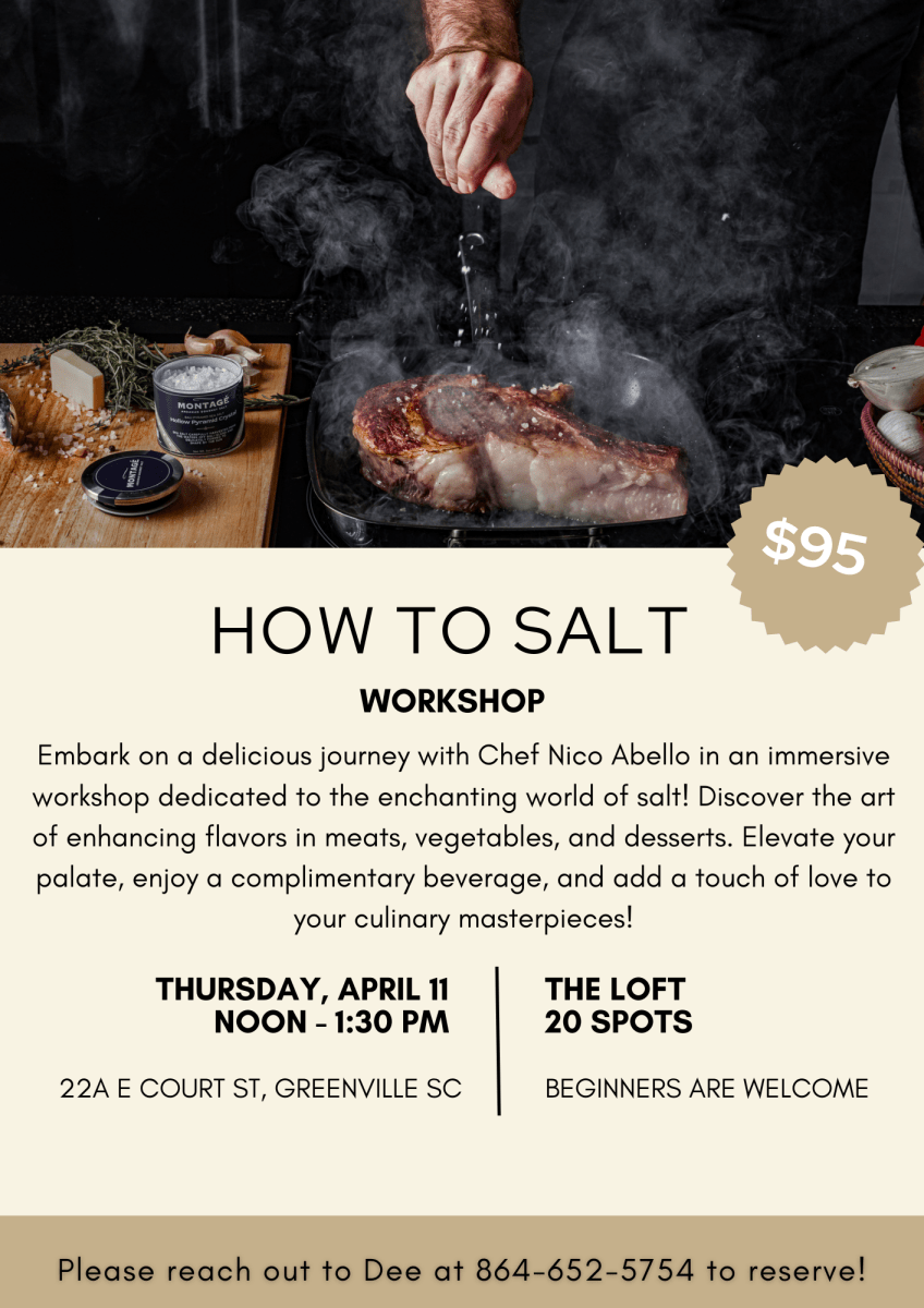 How to Salt - Workshop with Chef Nico Abello - MONTAGÉ Andaman Gourmet Salt - EAP Trading LLC