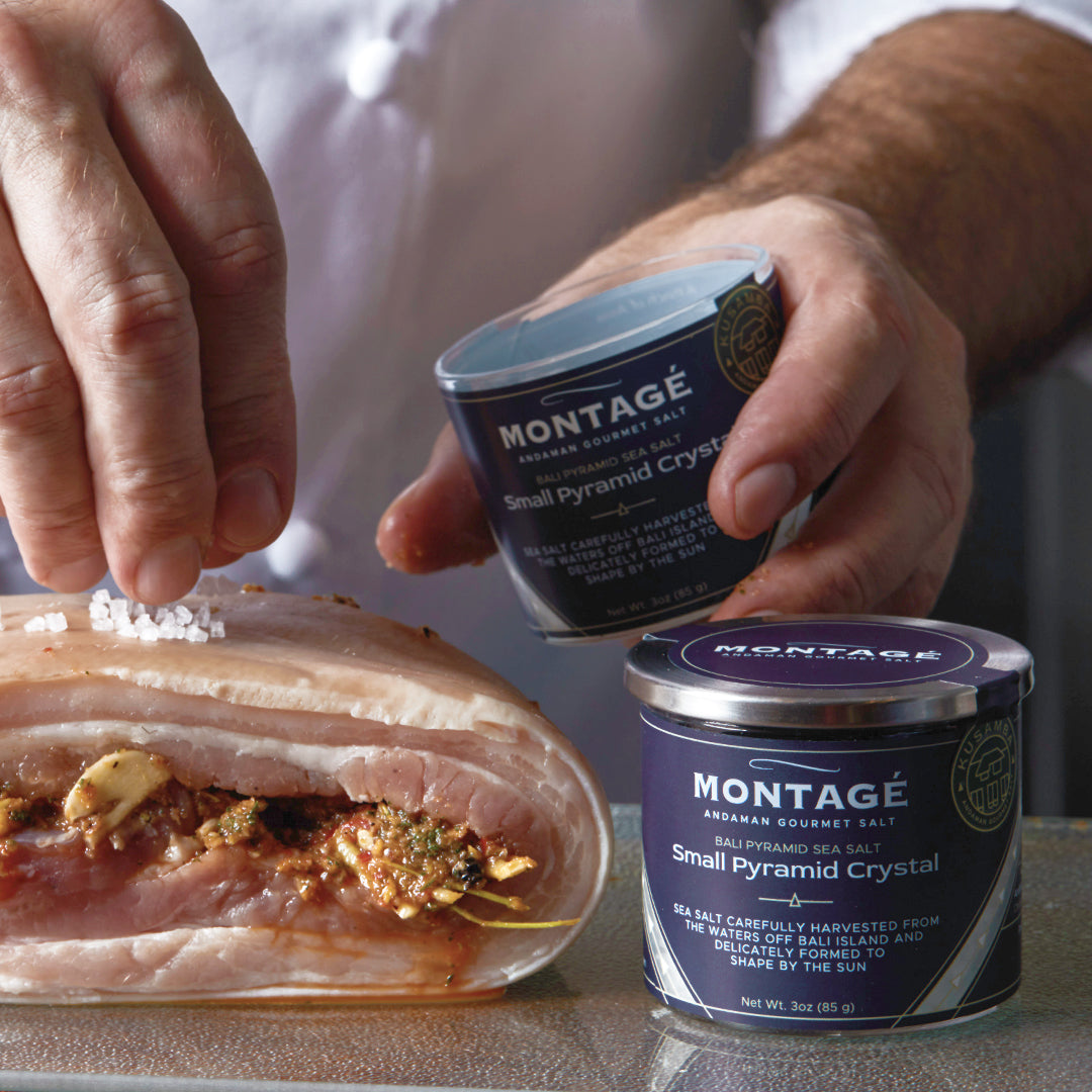 Montagé Small Pyramid coarse salt perfect for seasoning