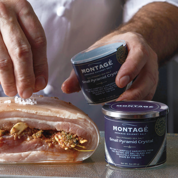 Montagé Small Pyramid coarse salt perfect for seasoning