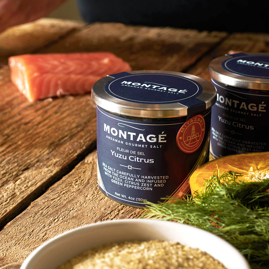 Montagé Fleur de Sel Yuzu Citrus perfect with fish and seafood