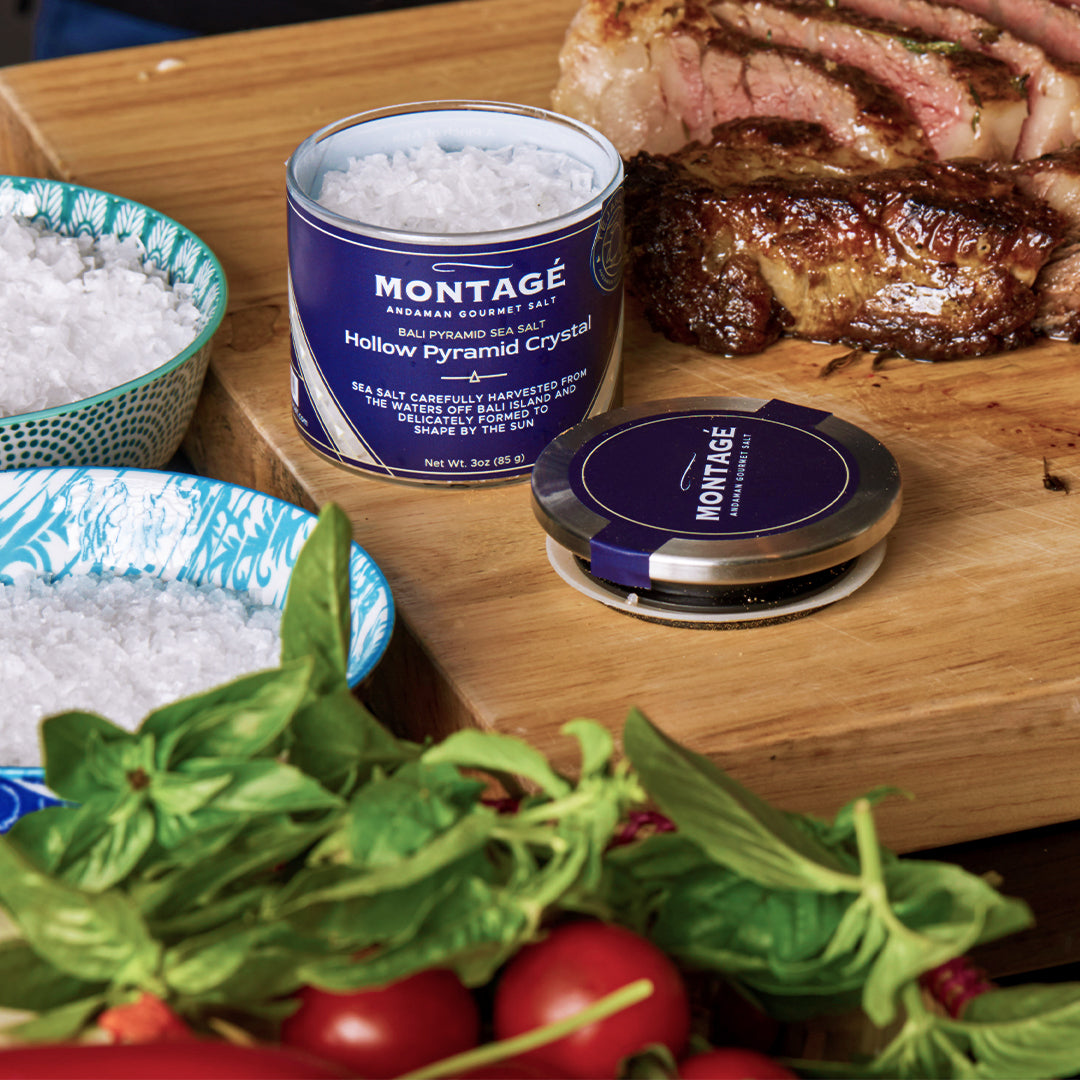 Montagé Hollow Pyramid Crystal salt perfect with steak