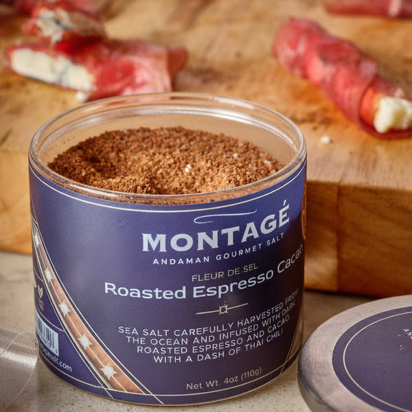 Espresso Cacao Sea Salt | Coffee & Chocolate Finishing Salt | Montagé Mumbai - MONTAGÉ Andaman Gourmet Salt - EAP Trading LLC