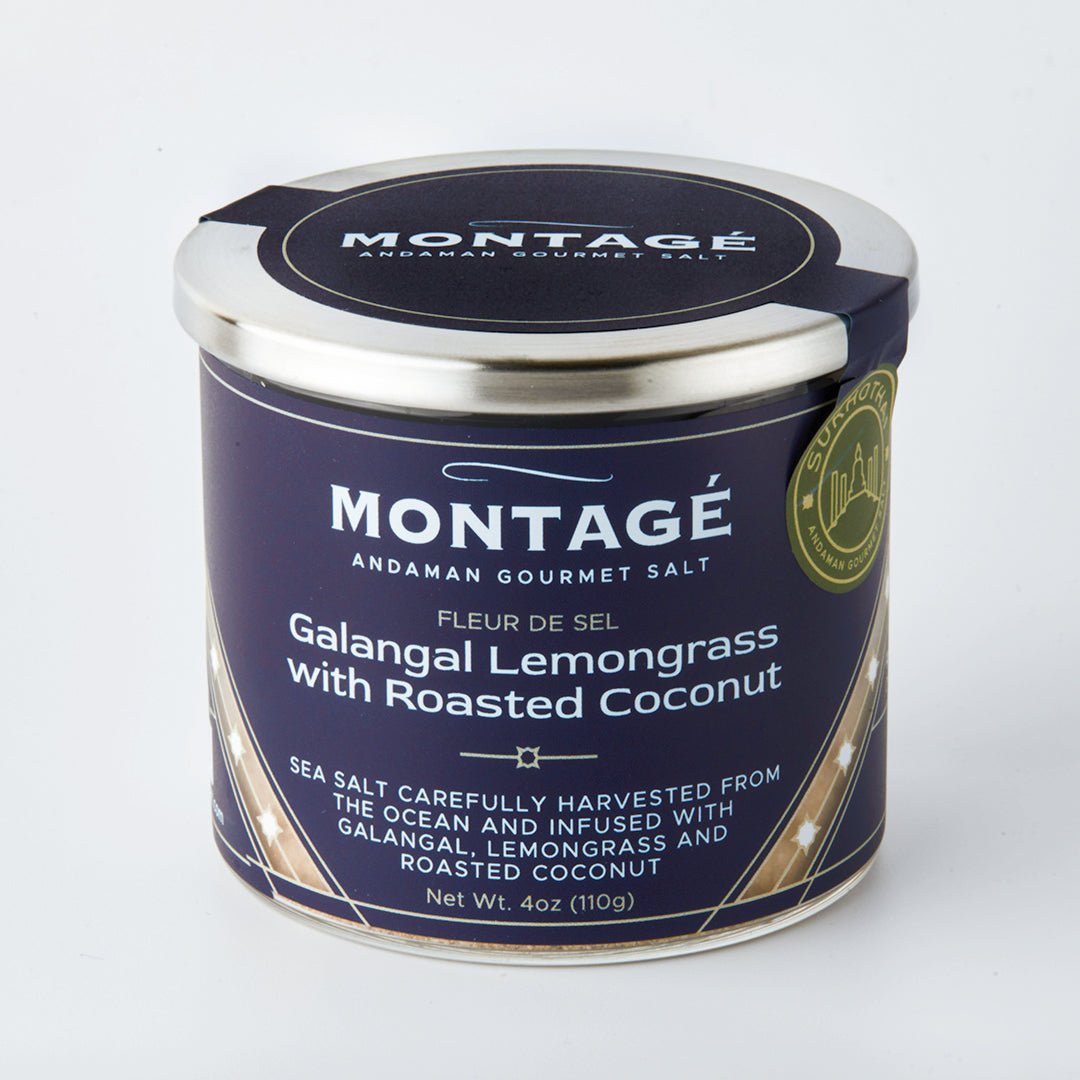 Lemongrass & Coconut Sea Salt | Thai-Infused Finishing Salt | Montagé Sukhothai - MONTAGÉ Andaman Gourmet Salt - EAP Trading LLC