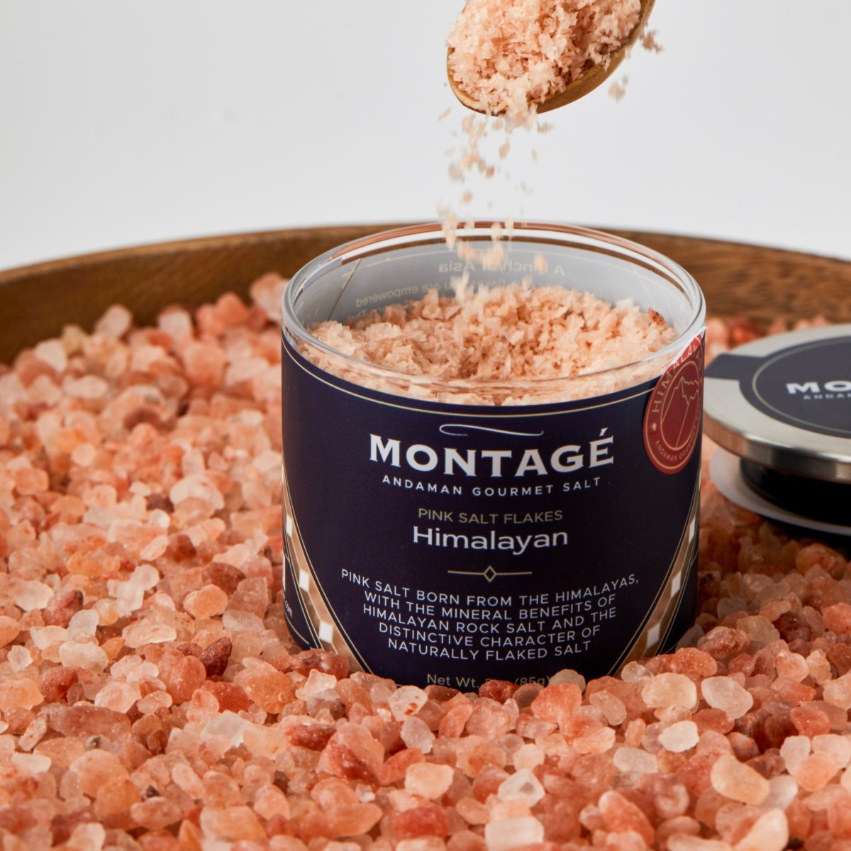 Pink Himalayan Flake Salt – Gourmet Finishing Salt | Montagé - MONTAGÉ Andaman Gourmet Salt - EAP Trading LLC