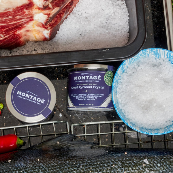Pyramid Sea Salt | Balinese Artisan Finishing Salt | Montagé Kusamba - MONTAGÉ Andaman Gourmet Salt - EAP Trading LLC