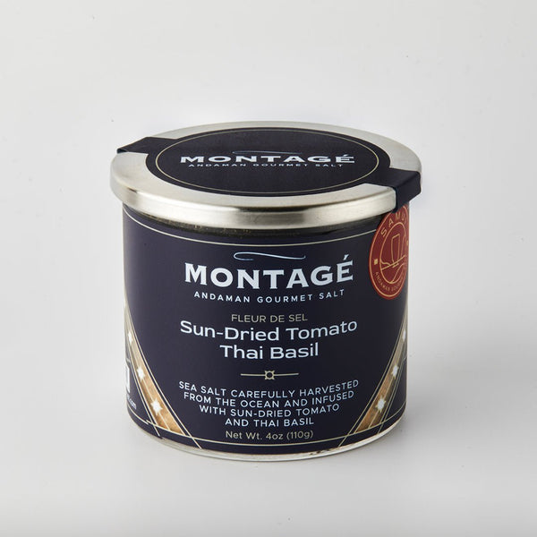 Sun-Dried Tomato & Thai Basil Sea Salt | Infused Finishing Salt | Montagé Samui - MONTAGÉ Andaman Gourmet Salt - EAP Trading LLC